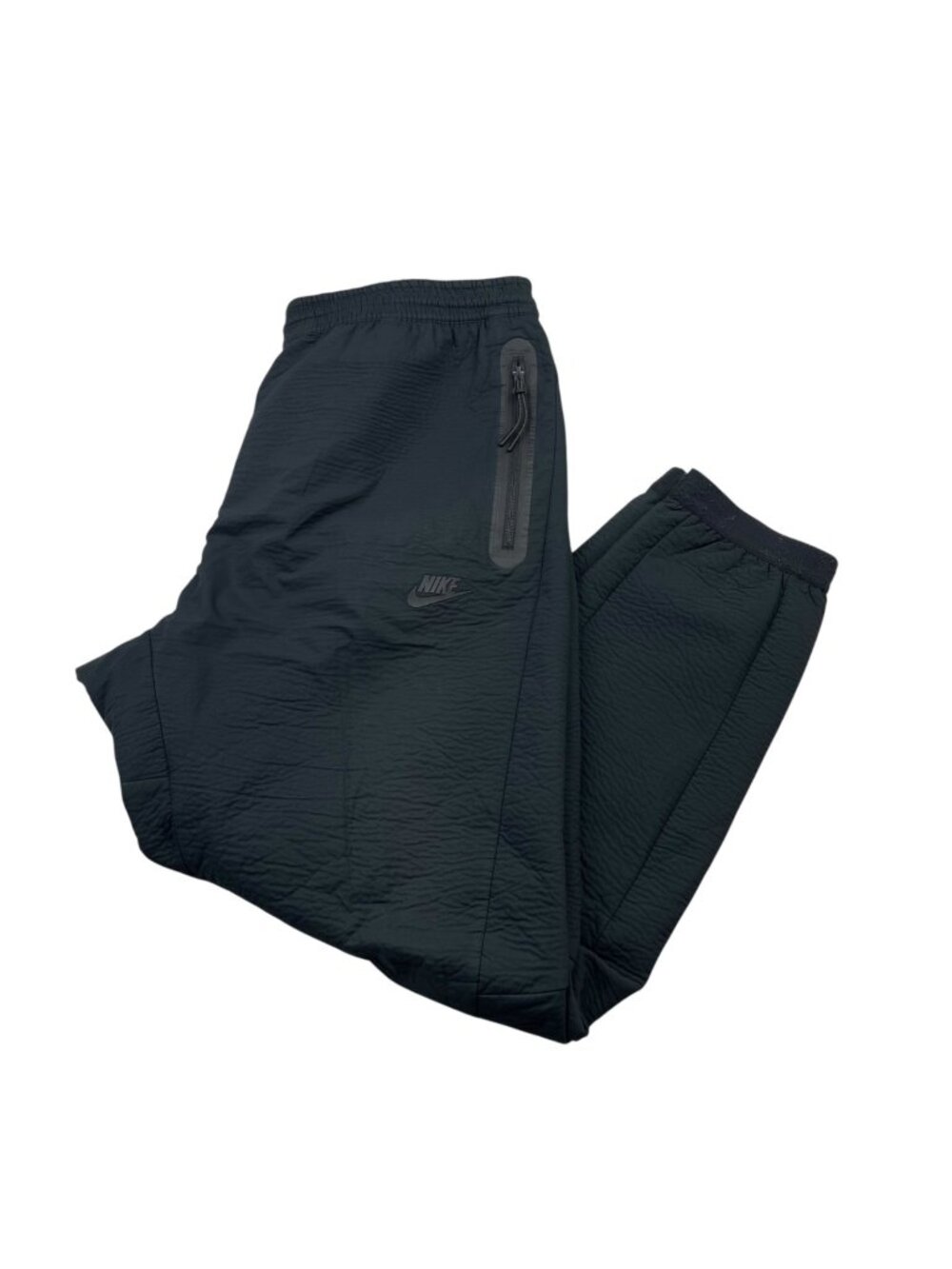 Nike Men's Drawstring Stretch Waist Textured Woven Joggers Black • 928573 • XL